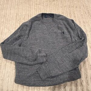Polo by Ralph Lauren Charcoal Crewneck Sweater